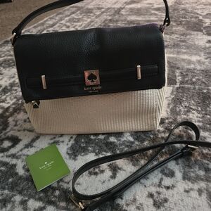 Kate Spade Black and Cream Women's Bag
